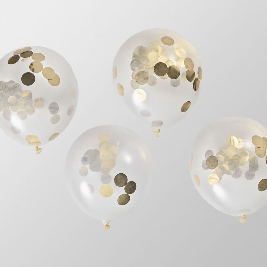 Gouden confettiballonnen