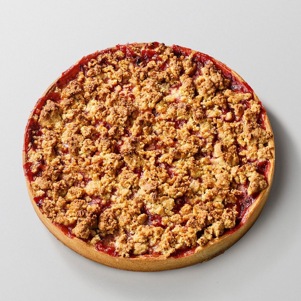 Crumble rhubarbe
