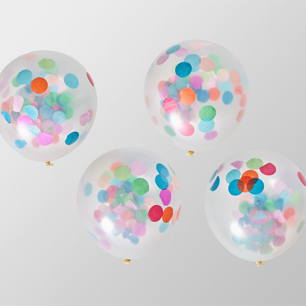 Gekleurde confettiballonnen
