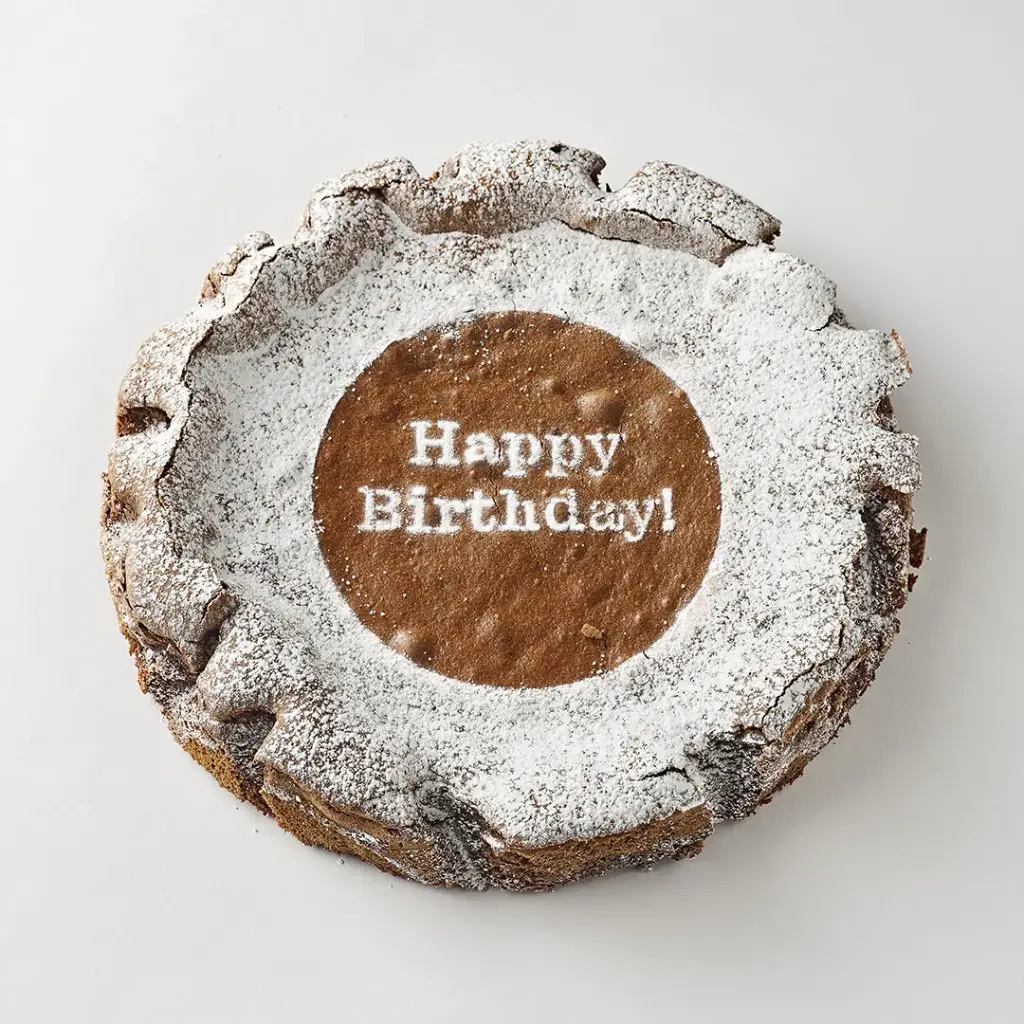 Zacht chocoladetaart (Happy Birthday)