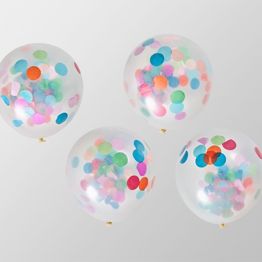 Gekleurde confettiballonnen