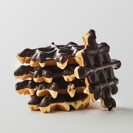 Gaufres au chocolat noir